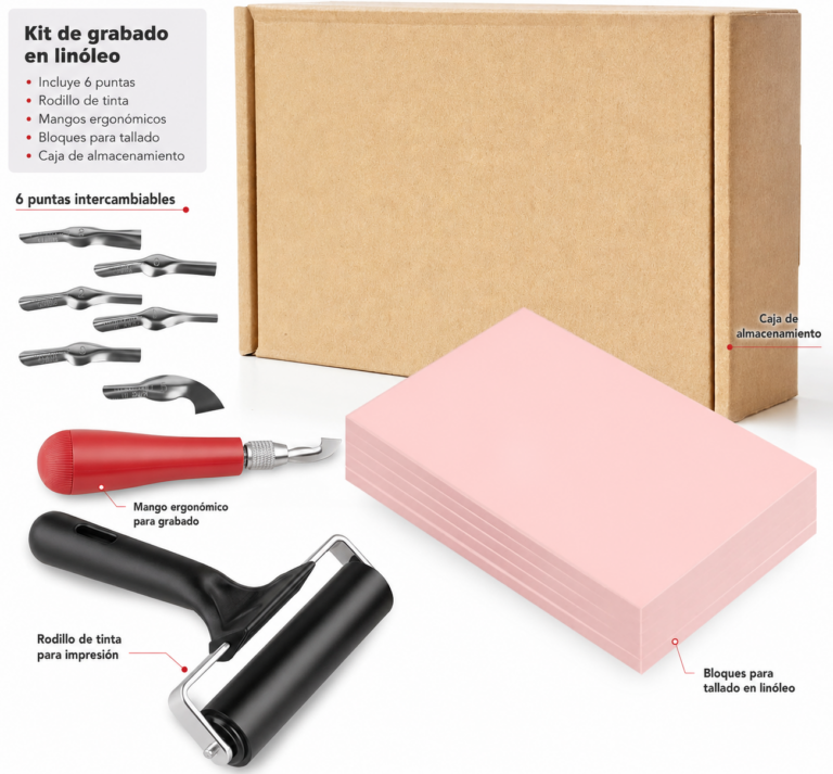 Kit de linograbado imagen 1